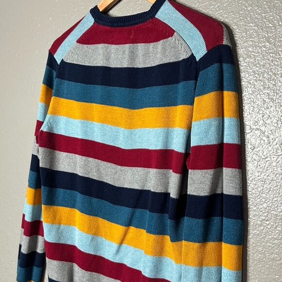 Club Room Regular Fit Mens Striped Sweater Small - Picture 7 of 7